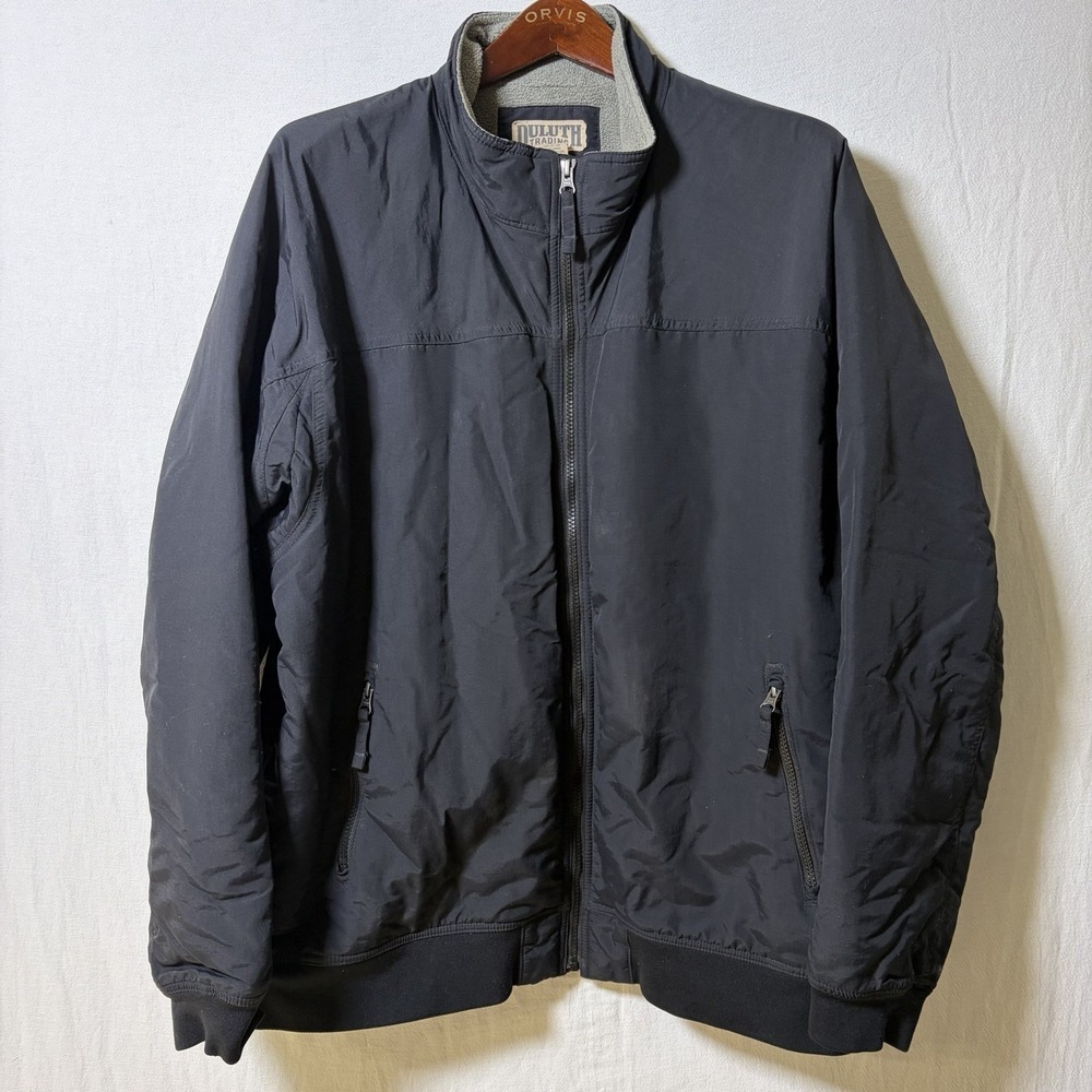 DULUTH Trading Co. XL‎ Nylon Fleece Lined Grab Utility Full Zip Gorpcore Coat